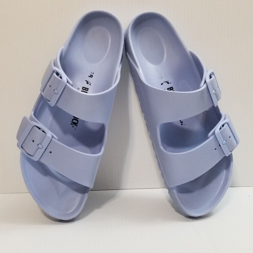 Birkenstock Arizona Essentials Eva Unisex Adult Sandals Size 38 Women 7 Blue EUC